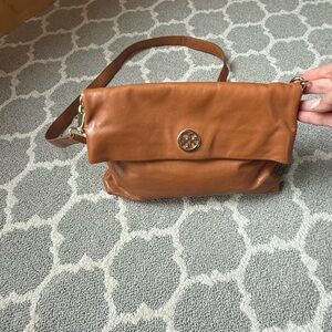 Tory Burch Brown Crossbody Bag with Classic Design